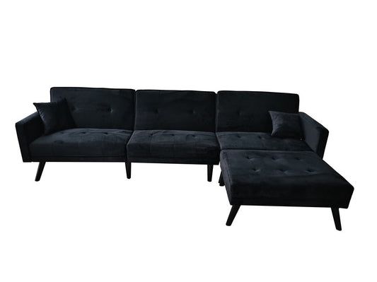 3 Seater with Ottoman Sofabed Velvet Comfort ZY-879D 3S+1S+OT