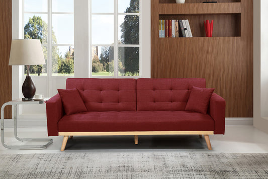 3 Seater Sofabed with Solid Wood Base ZY-1070B-1